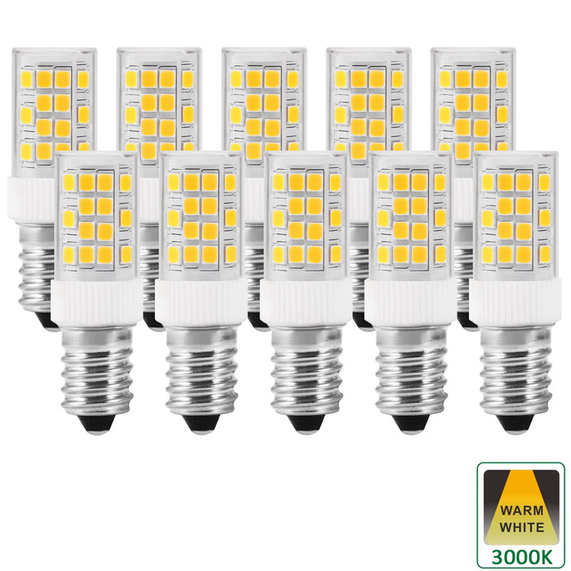 4W E14 Dimmable LED Light Bulb Capsule (Set Of 10), 3000K