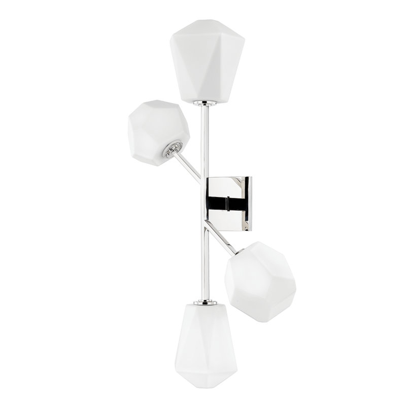 Applique murale Tring par PEMBROOKE & IVES, Nickel poli