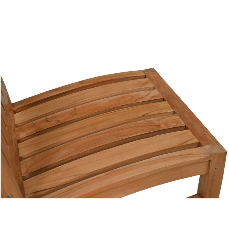Teak Wood Abaco Outdoor Patio Dining Side Chair