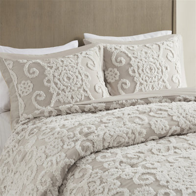 Cotton Comforter Mini Set Taupe