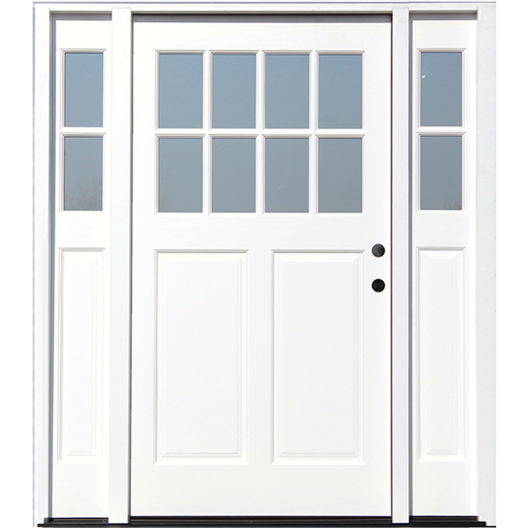 65'' x 81.5'' Wood Front Entry Doors Creative Entryways Door 