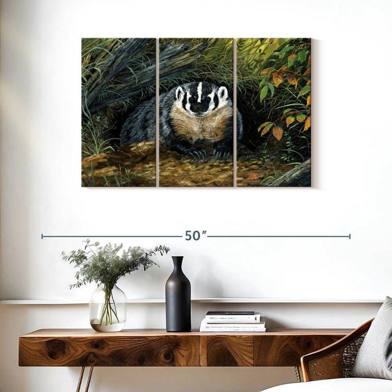 Brampt Wisconsin Badger, 24" H x 38" W