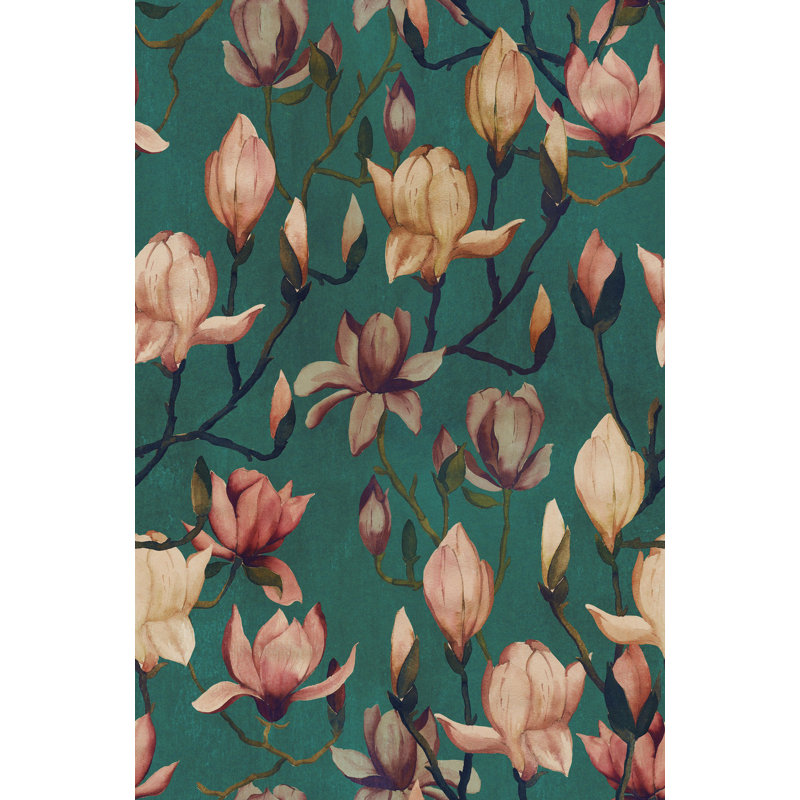 Galerie Designer Walls Magnolia Wallpaper, Green