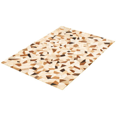 Belva Cowhide Geometric Indoor Rug