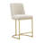 Upholstered Counter Stool with Metal Frame-70133970-70133969