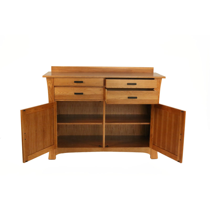 Alyaan 4-drawer Solid Wood Sideboard