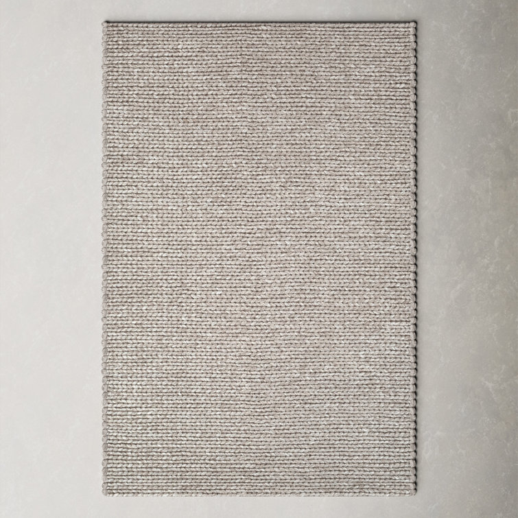 Ithaca Handmade Light Gray/Ivory Area Rug