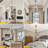 5-Light White Wood Chandeliers