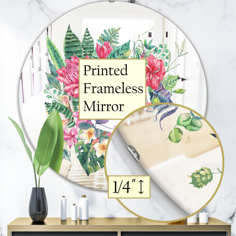 Miroir d'appoint Garland Sweet Cabin and Lodge, H 23,6 po x l 23,6 po
