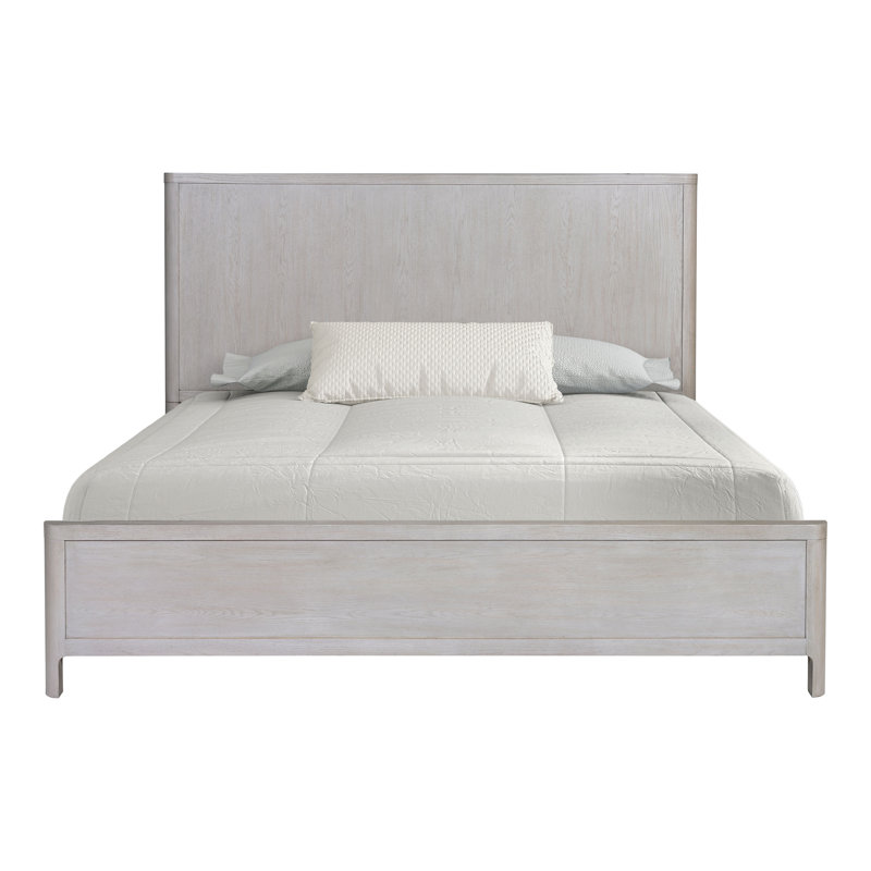 Ahern Solid Wood Panel Bed, Queen