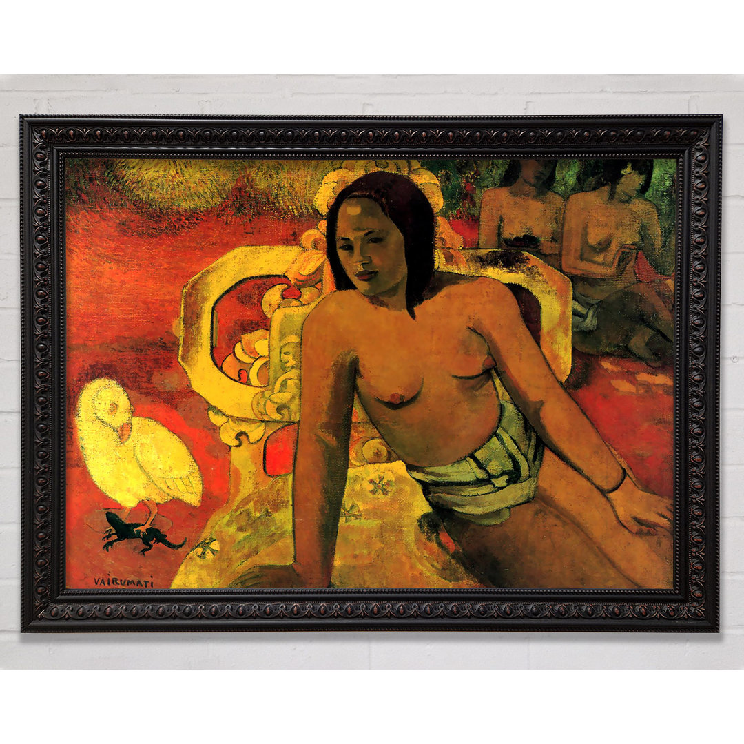 Vairumati von Paul Gauguin - Einzelne Bilderrahmen Kunstdrucke