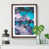 Walnut Framed Paper