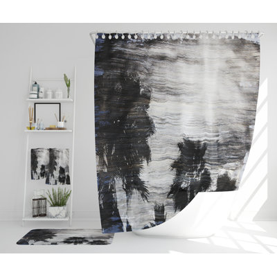 Naziyah Polyester Shower Curtain Set