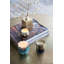 Scented Jar Candle with Glass Holder