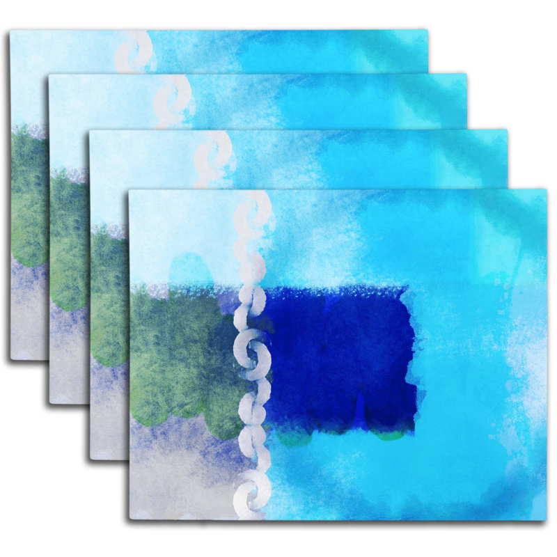 Napperon abstrait en polyester