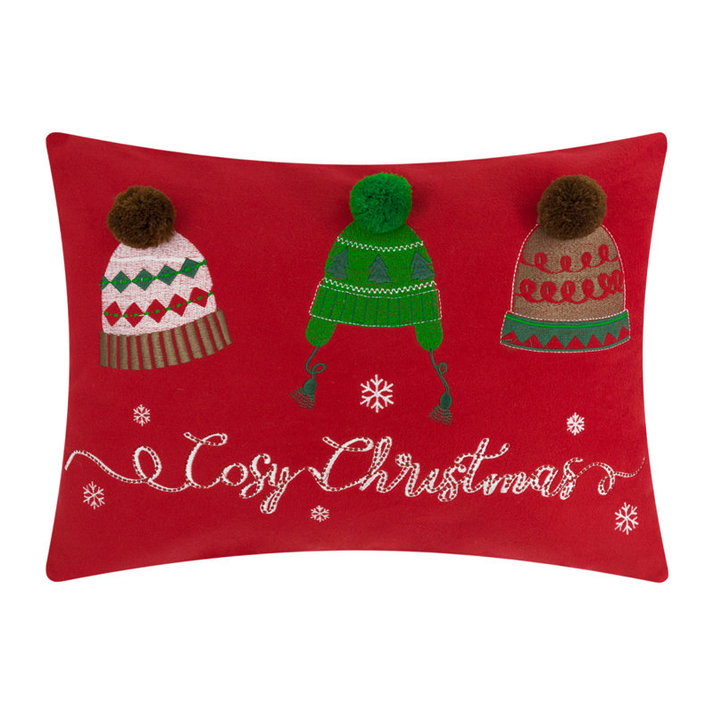Appliqued Fleeced Pillow Cover