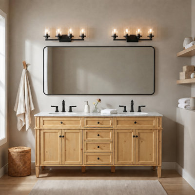 Ensemble de meuble-lavabo double l 72 po x P 21,5 po x H 35 po Rivers