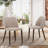 Maleehah Solid Wood Small Upholstered Dining Chair-1812208259