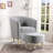 Upholstered 27" Wide Barrel Chair with Ottoman-87709776