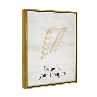" Penne For Your Thoughts Humor " by Lil' Rue