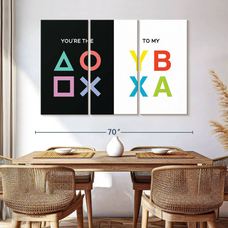 Keiraleigh Gamer Love Note, 42" H x 65" W