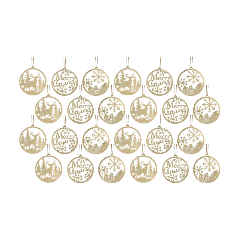 Ensemble de 24 boules de Noël