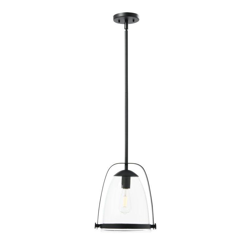 Ashiya 1 - Light Single Pendant, Matte Black