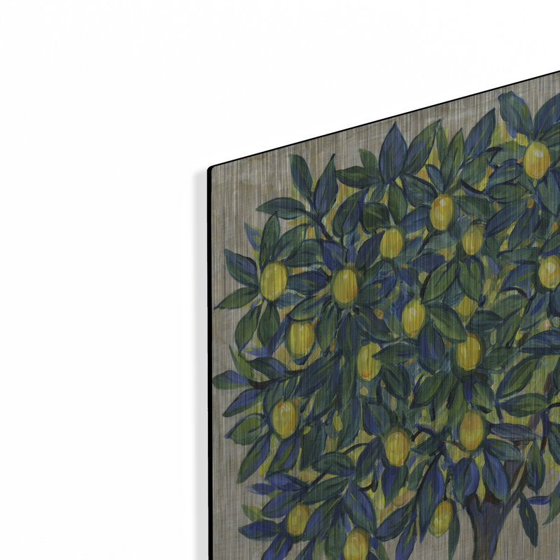 «Lemon Tree Composition I» par Tim O'Toole, art mural en métal, H 24 po x l 16 po