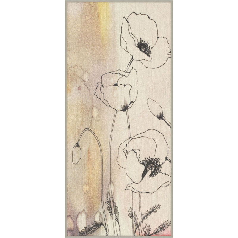 Poppy Blooms 1 Print, 47.75" H x 28.75" W