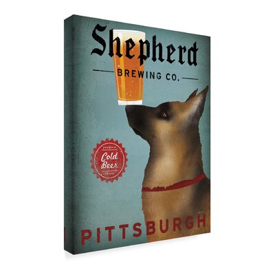 Shepherd Brewing Co Pittsburgh' Graphic Art Print on Wrapped Canvas -  Winston Porter, 8C09CB0FC74C4B46AFD1D77DE7BDA075