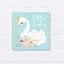 « little lady swan », art sur toile
