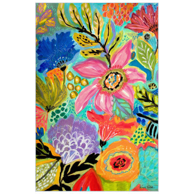 Secret Garden Floral II Washable Area Rug, Power-loomed, Heavenly Softness with Non-Slipping Backing