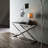 Abeerah 51'' Glass Top Console Table