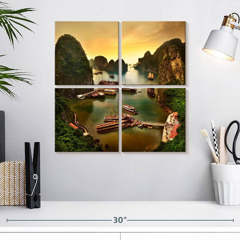 Gillard Ha Long Bay Seascape, H 18 po x l 18 po