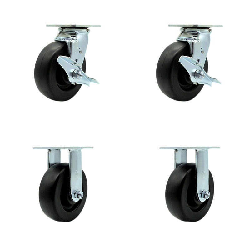 Ensemble de 4 roulettes en polyoléfine