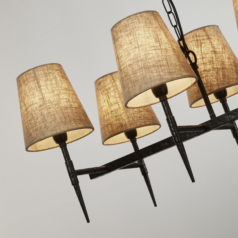 Annabele 8 - Light Shaded Chandelier