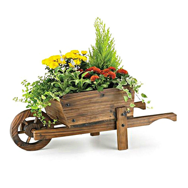 Hardee Wood Wheelbarrow Planter
