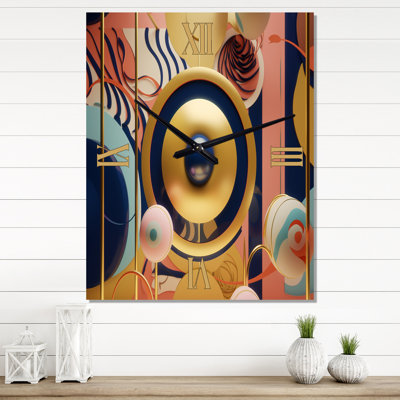 Horloge murale géométrique Awakening Of Bodhi Consciousness II
