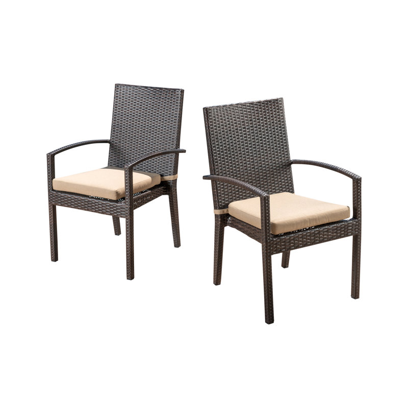 Chaise de patio avec coussin Aeronwy