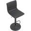 Pemberly Swivel Upholstered Adjustable Height Counter Stool with Metal Frame-81746106