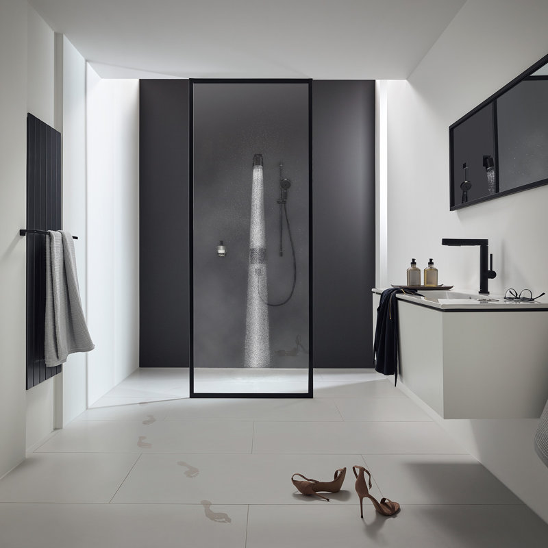 hansgrohe Pulsify S Showerhead 105 1-Jet, 2.5 GPM, Brushed Bronze
