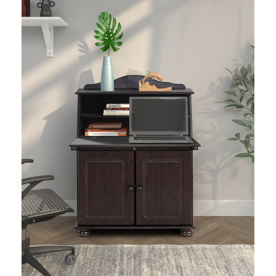 Piechota Solid Wood Base Secretary Desk