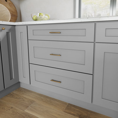 Ready to Assemble Solid Wood Shaker Drawer Base Kitchen Cabinet