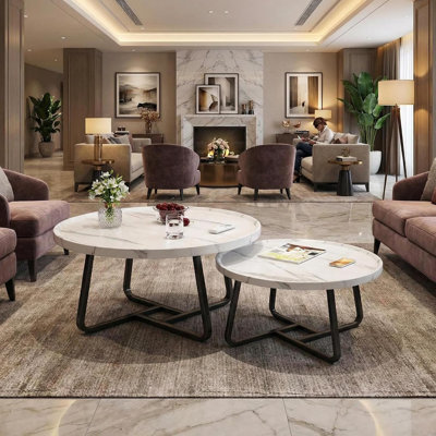 Nesting Coffee Table Set of 2