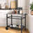 Bernece Outdoor Grill Dining Cart Movable BBQ Trolley with Two Wheels-590440097