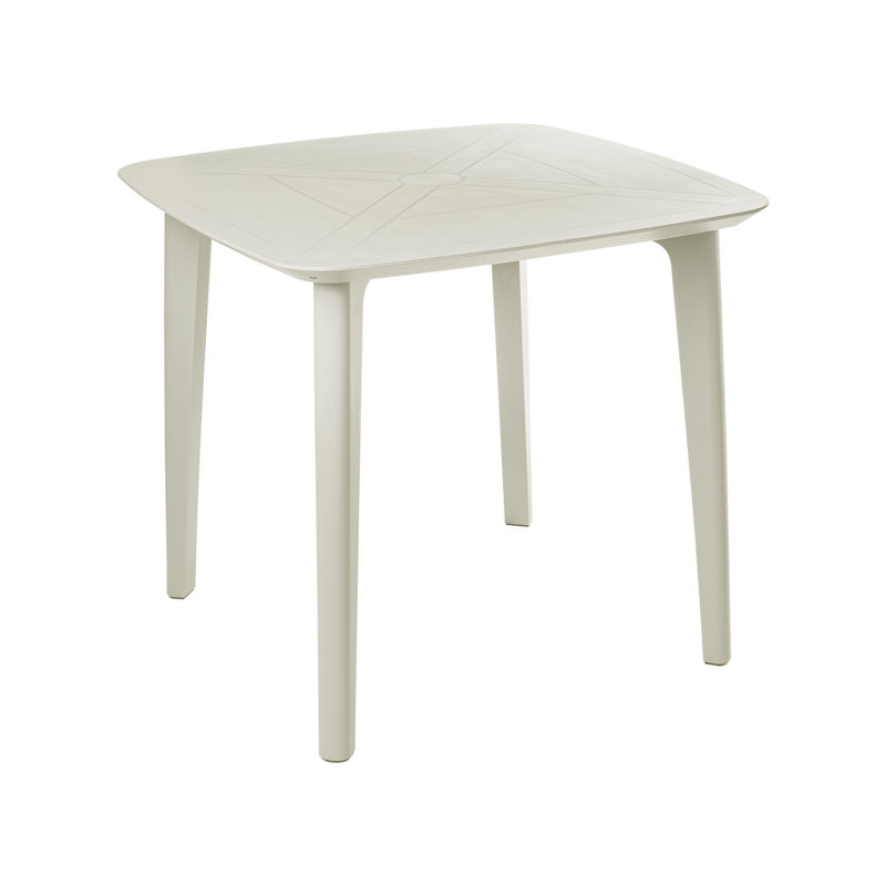 Square 4 - Person 86Cm L Outdoor Table, Beige