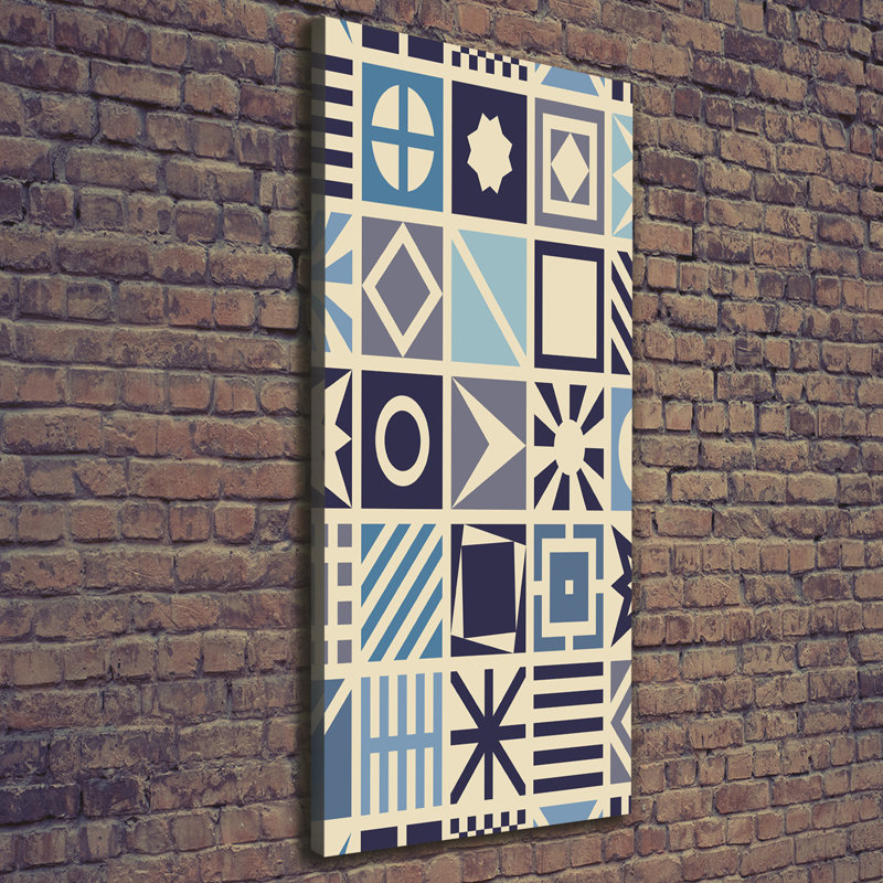 Geometric Background - Wrapped Canvas Print