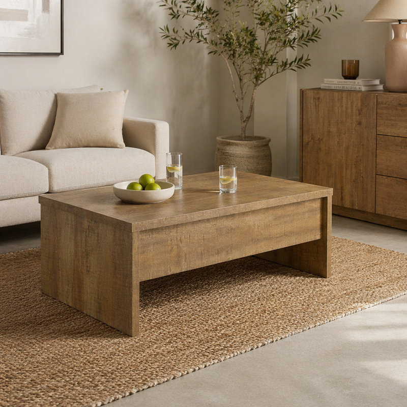 Table basse à plateau relevable Parker