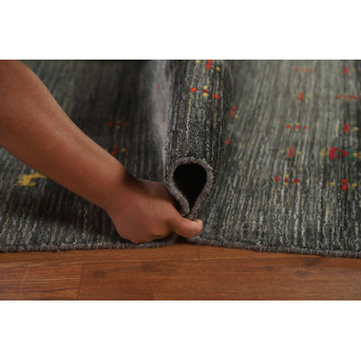 Tapis vert Gabbeh