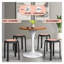 Tabouret rond en plastique empilable Alysoun-809252015